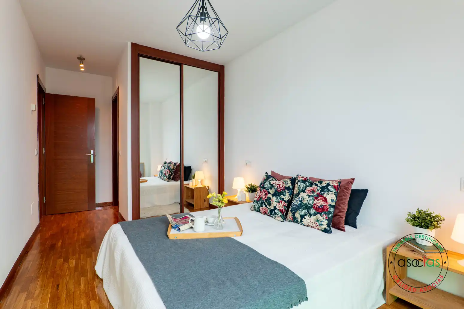 Bedroom of Flat for sale in Gijón   with Heating, Parquet flooring and Storage room