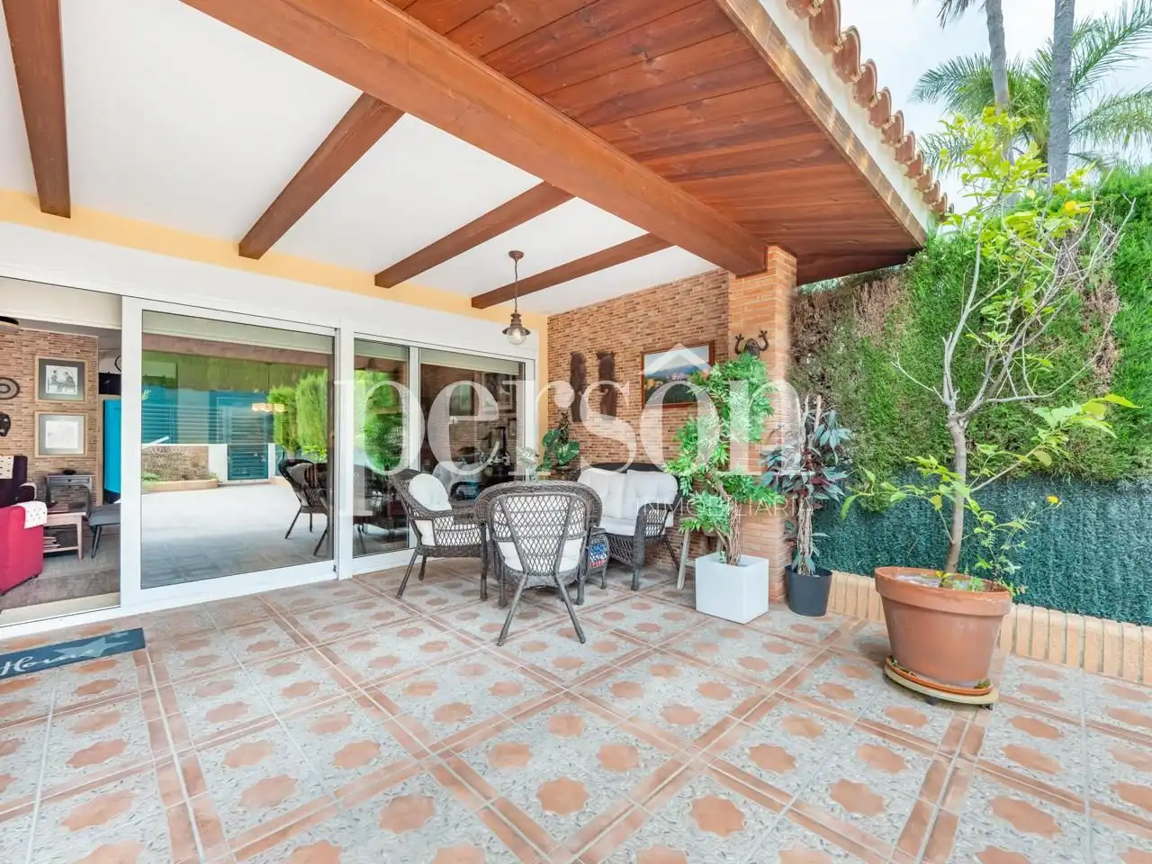 Terraza de Casa adosada en venta en Godella con Calefacción, Jardín privado y Terraza