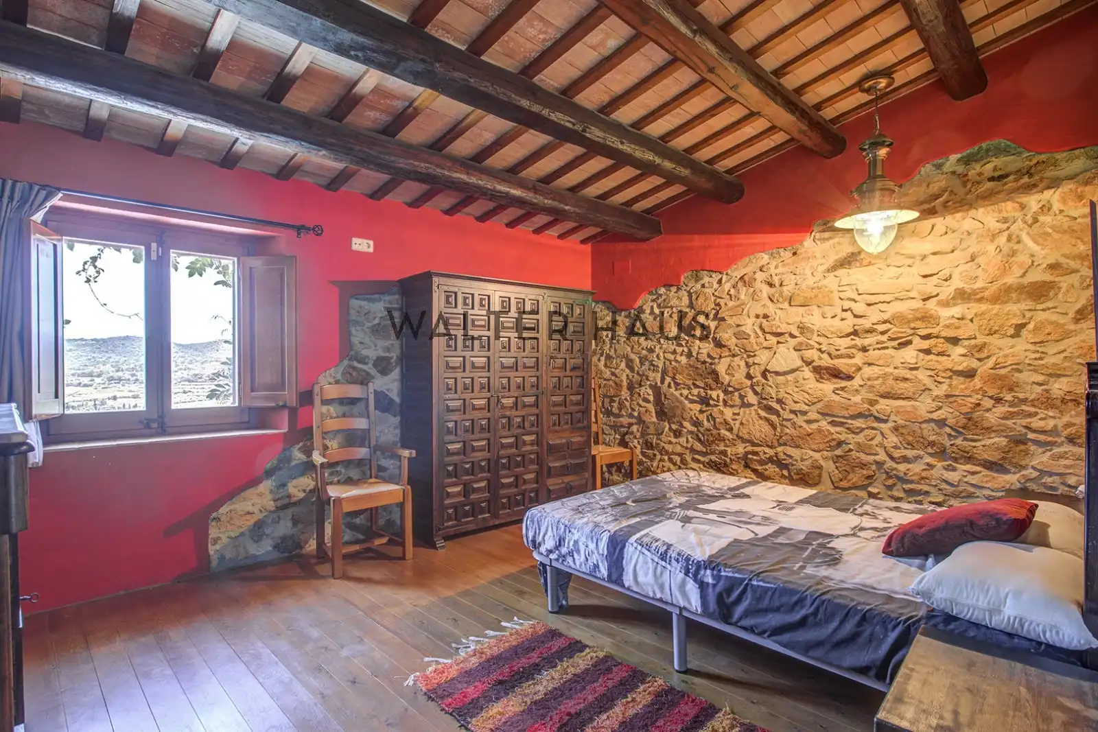Dormitori de Finca rústica en venda en Calonge i Sant Antoni amb Aire condicionat, Jardí privat i Terrassa
