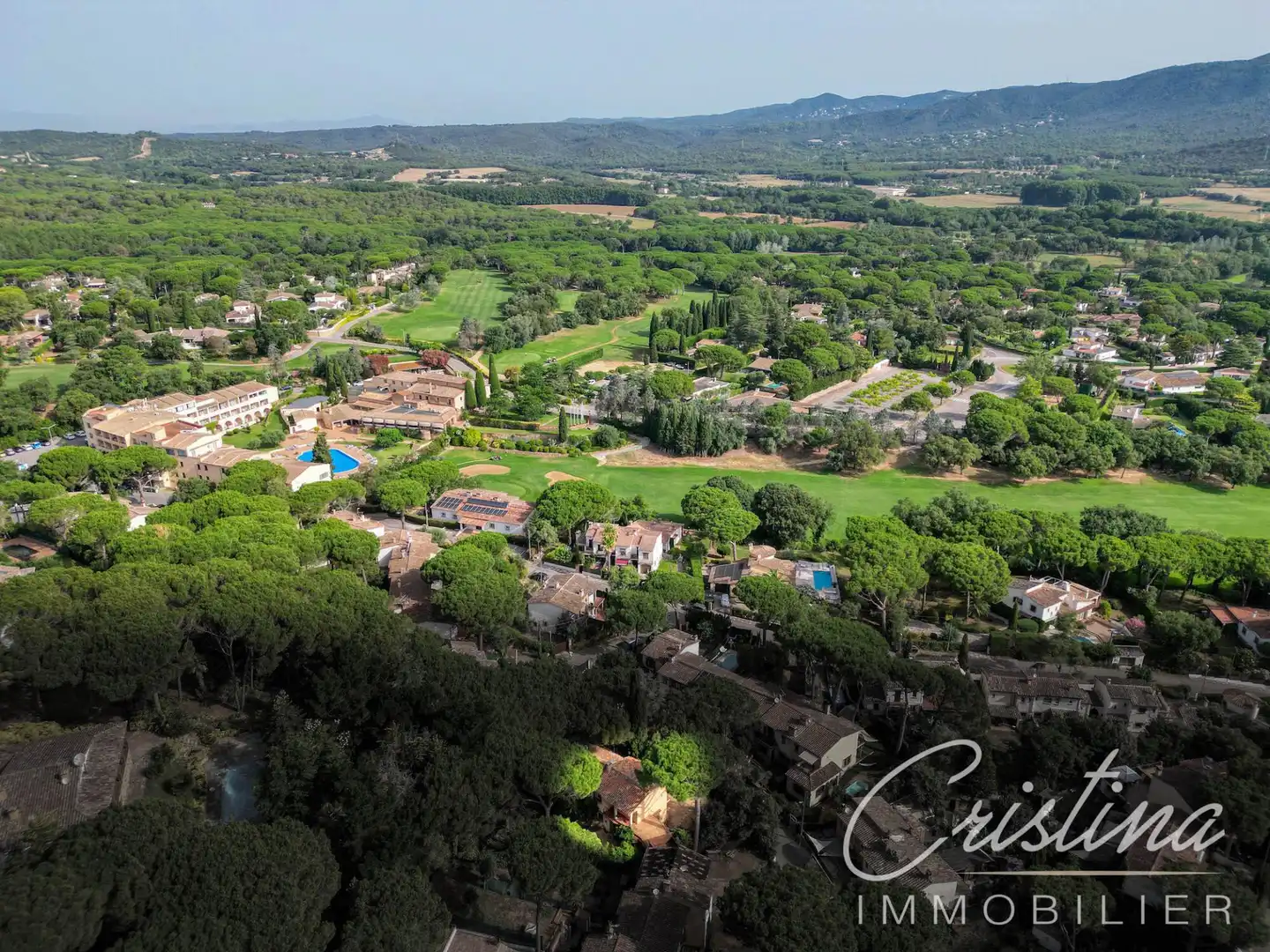 Vista exterior de Casa adosada en venta en Santa Cristina d'Aro con Calefacción, Jardín privado y Terraza