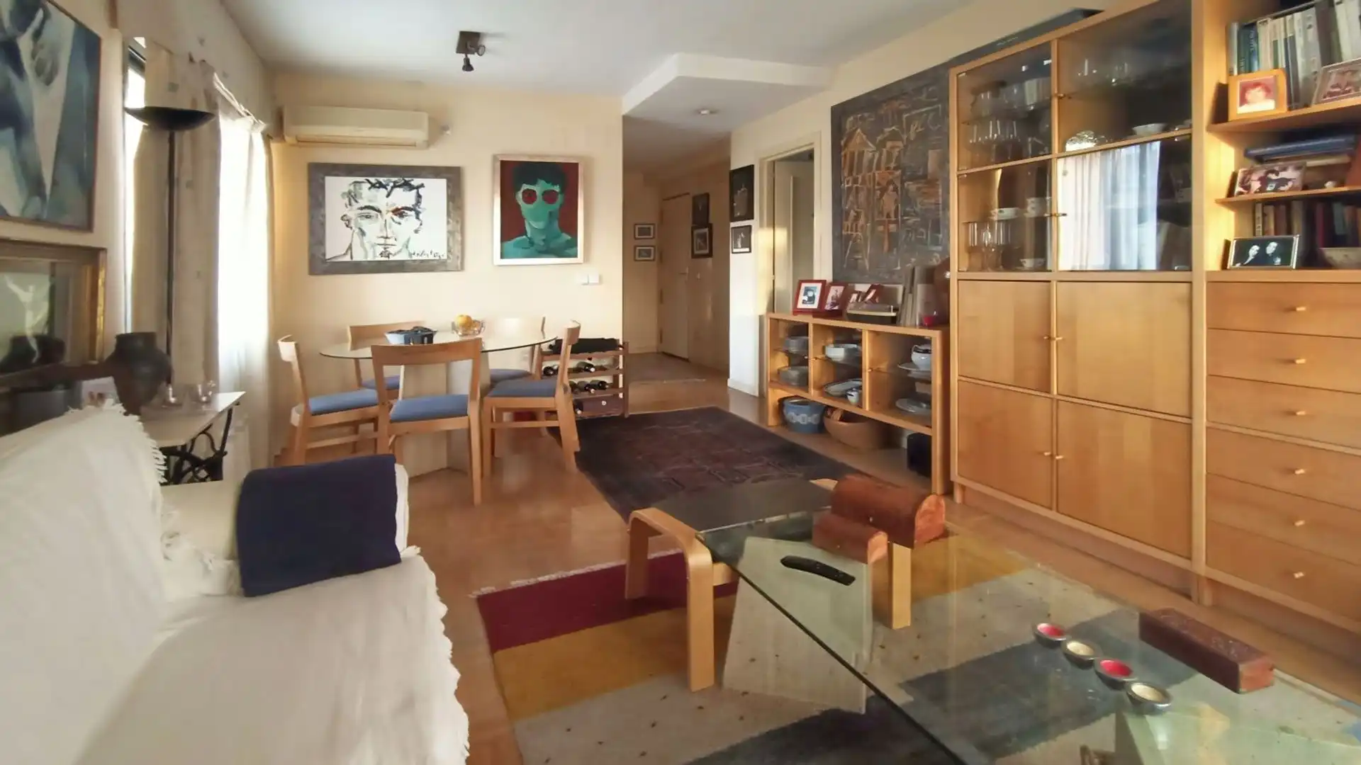 Sala de estar de Piso en venta en  Madrid Capital con Jardín privado y Piscina