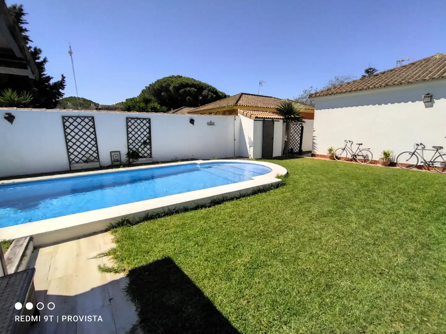 Piscina de Casa o xalet de lloguer en Chiclana de la Frontera amb Jardí privat, Terrassa i Piscina