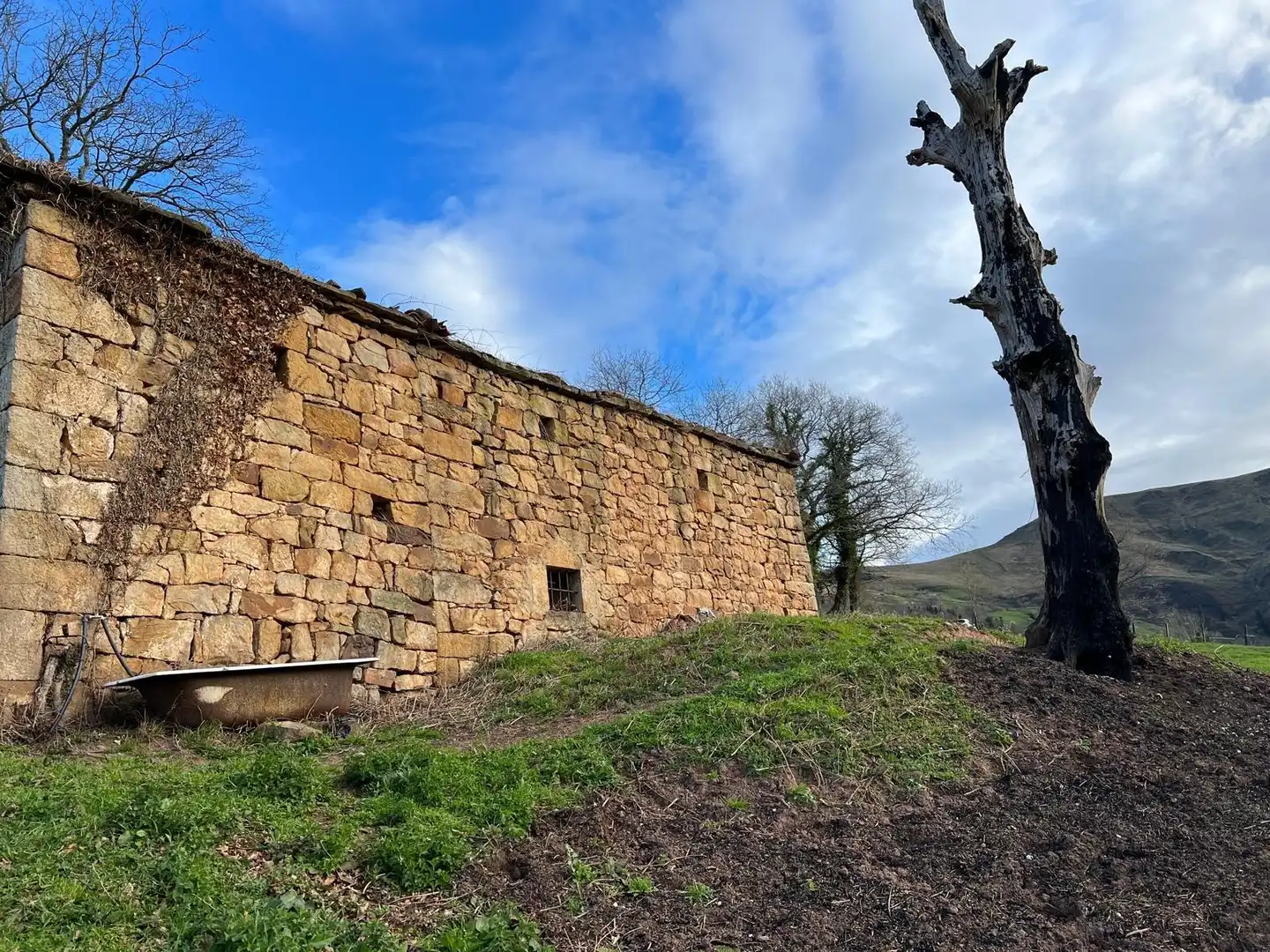 Vista exterior de Casa o chalet en venta en Saro con Jardín privado