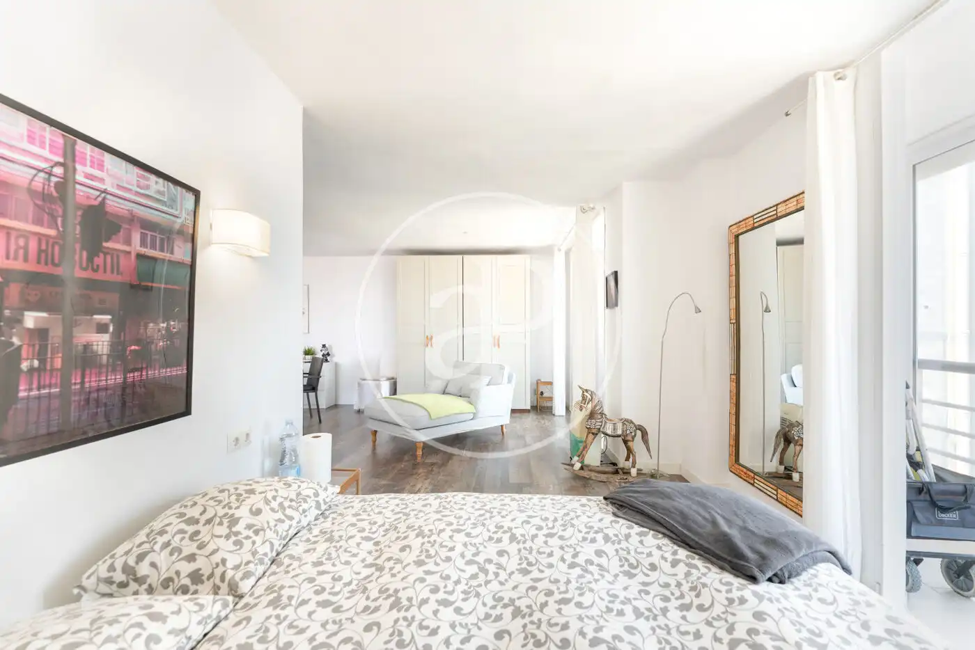 Bedroom of Flat for sale in  Palma de Mallorca  with Air Conditioner, Heating and Terrace