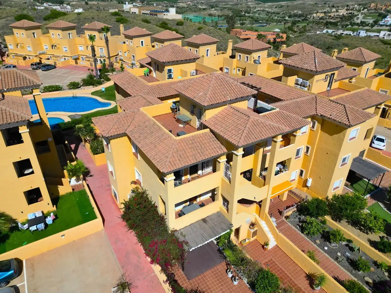 Exterior view of Apartments for sale in Vera  with Air Conditioner, Terrace and Swimming Pool