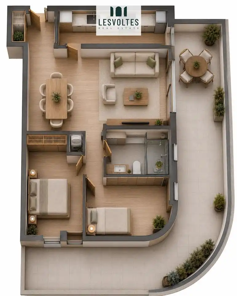 Flat for sale in Palafrugell  with Air Conditioner, Parquet flooring and Balcony