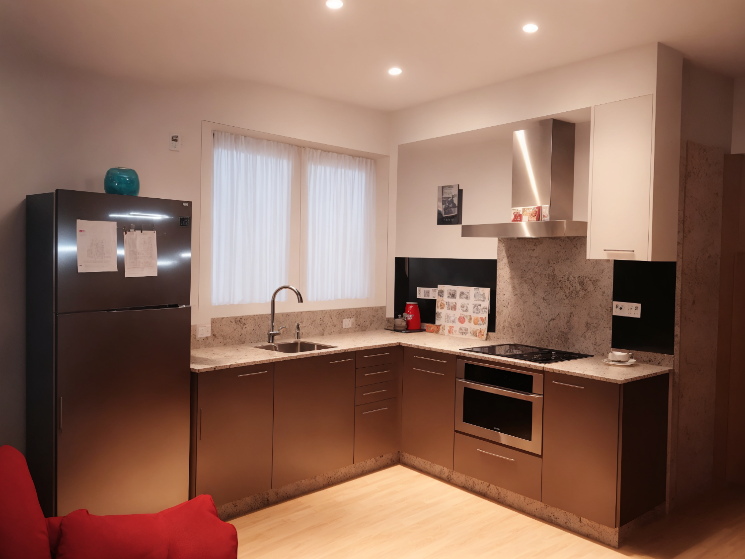 Kitchen of Flat for sale in Sanxenxo  with Heating and Furnished