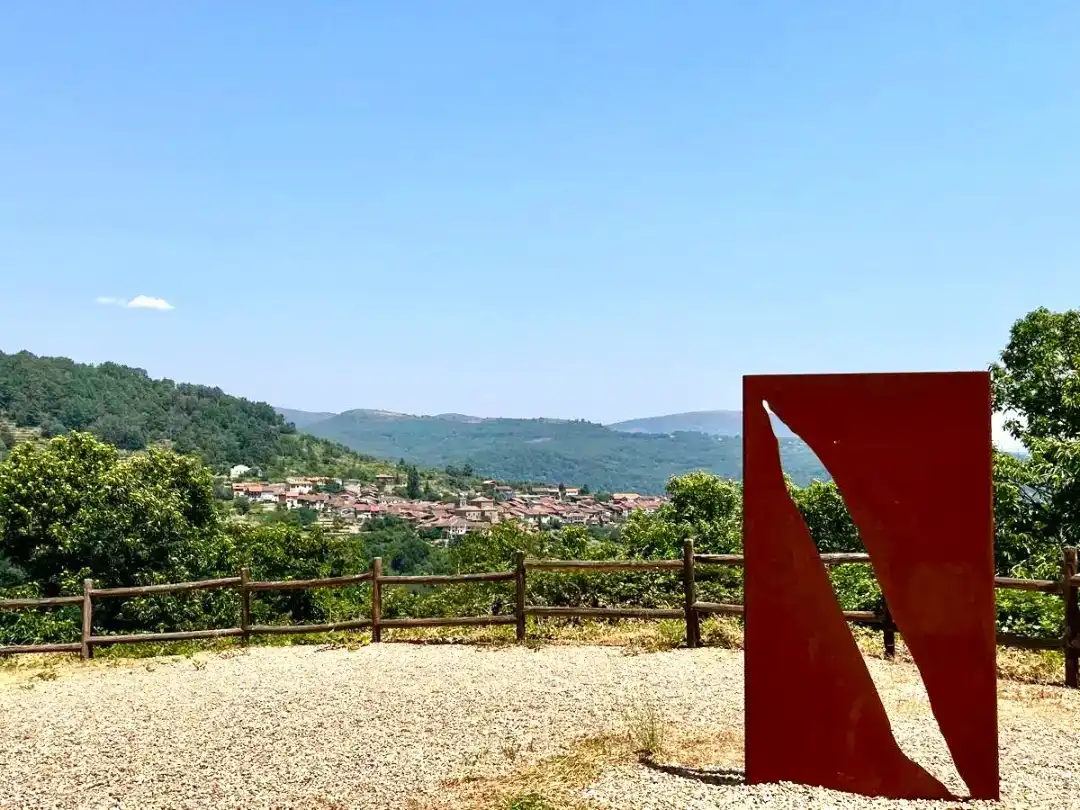 Vista exterior de Casa o chalet en venta en Mogarraz con Jardín privado y Parquet