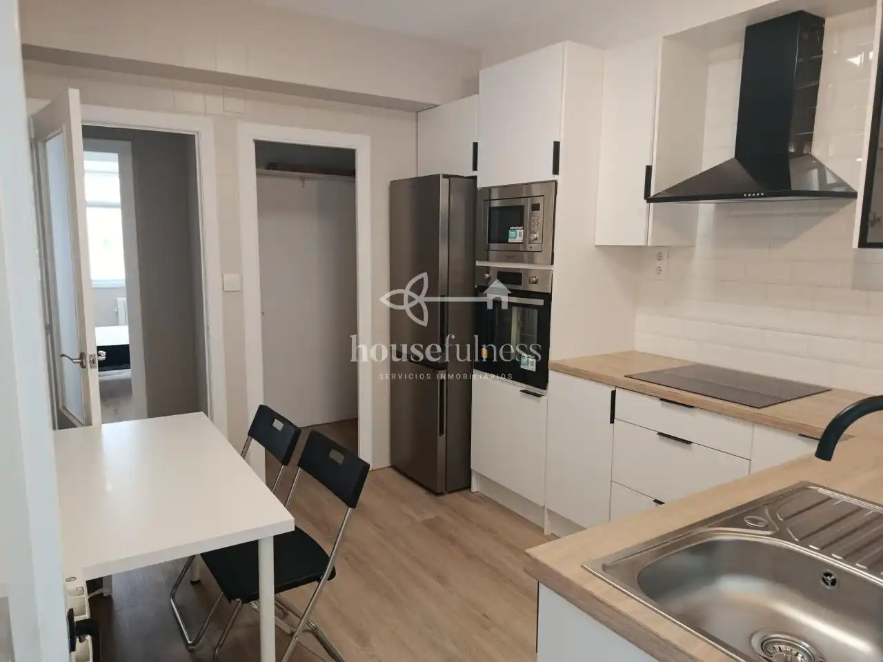 Cocina de Piso de alquiler en Ferrol con Calefacción, Terraza y Amueblado