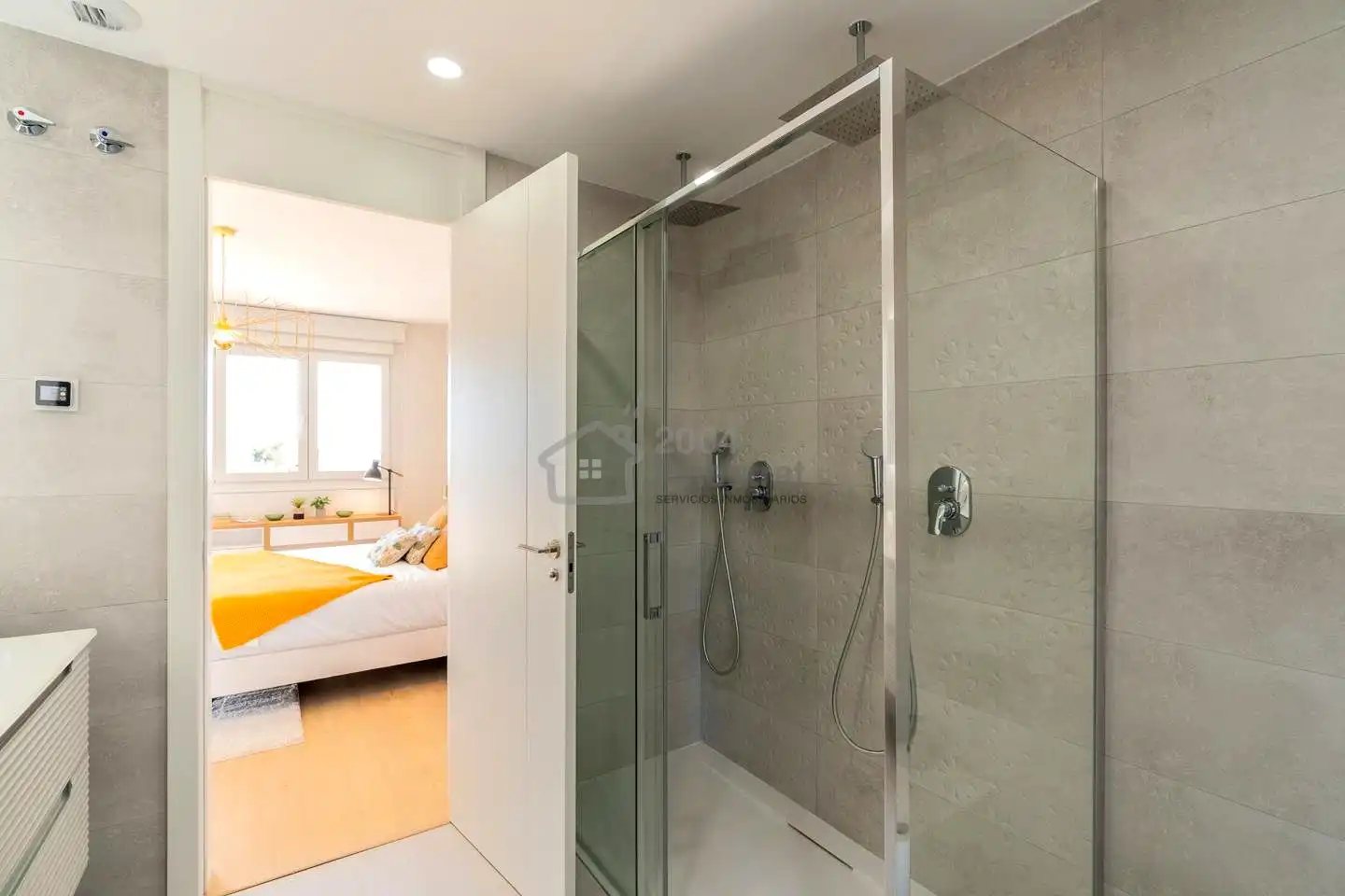 Baño de Casa adosada en venta en La Nucia con Aire acondicionado, Jardín privado y Terraza