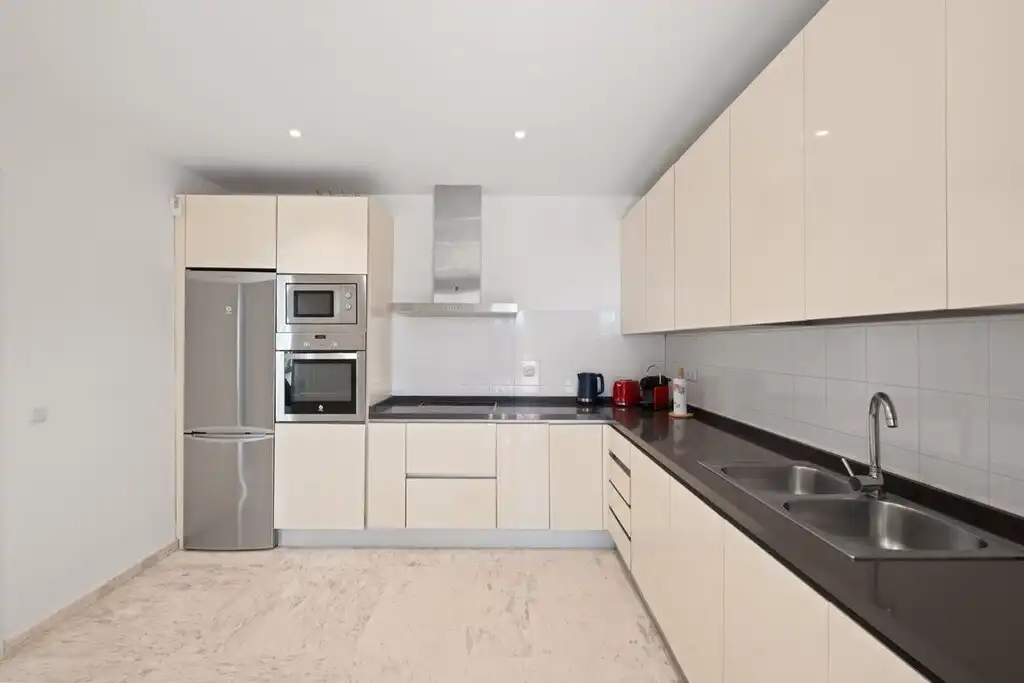Cocina de Planta baja en venta en Ojén con Aire acondicionado, Jardín privado y Terraza