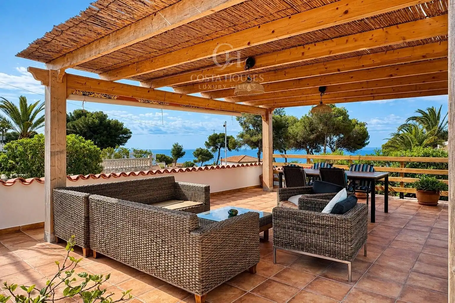 Terrassa de Casa o xalet en venda en Jávea / Xàbia amb Aire condicionat, Calefacció i Jardí privat