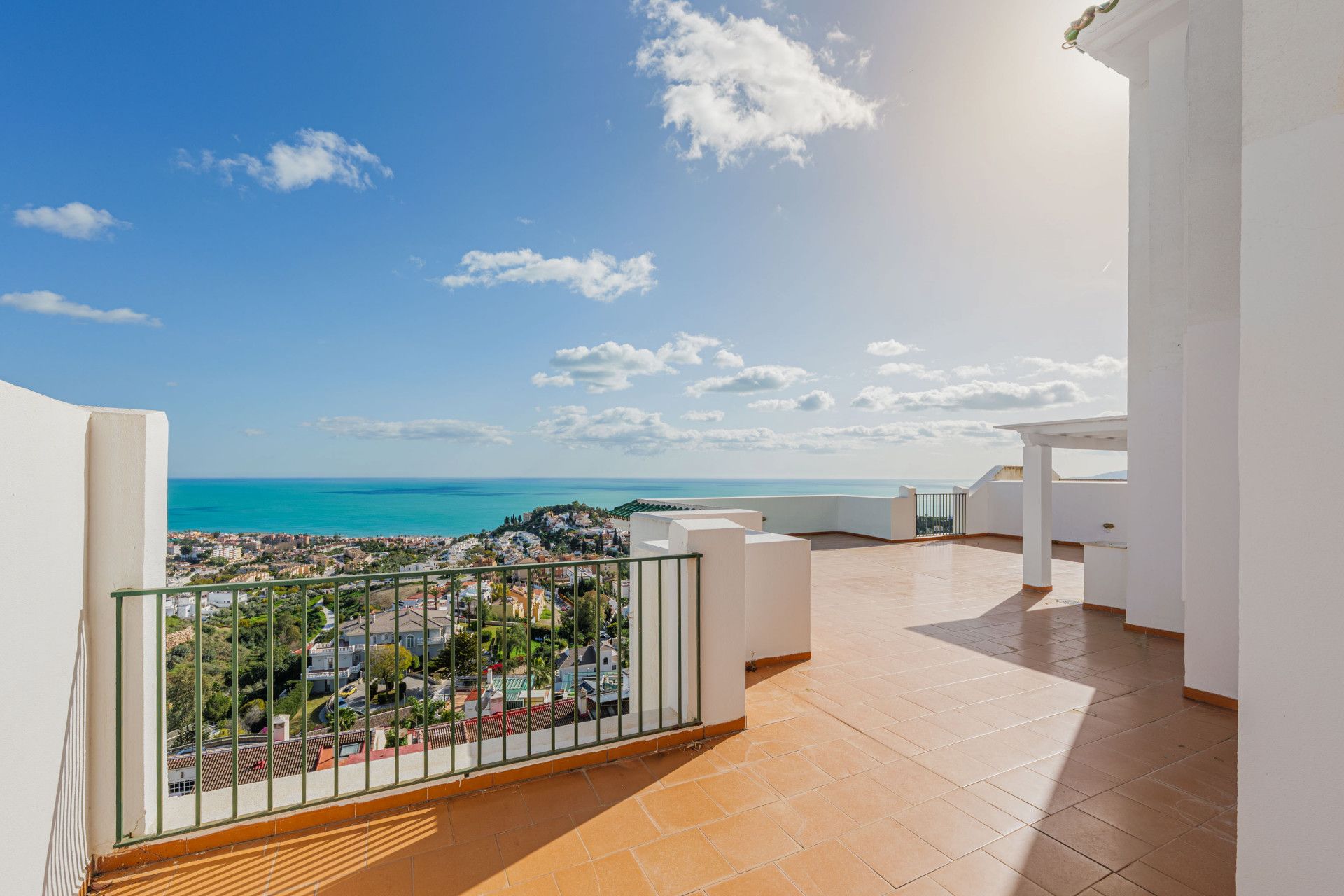 Exterior view of Attic for sale in Málaga Capital  with Private garden, Terrace and Swimming Pool