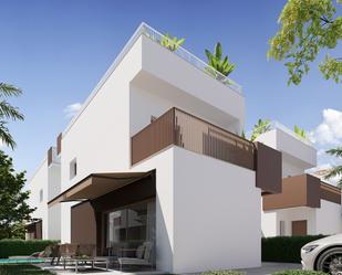 Vista exterior de Casa o xalet en venda en Elche / Elx amb Aire condicionat, Calefacció i Jardí privat