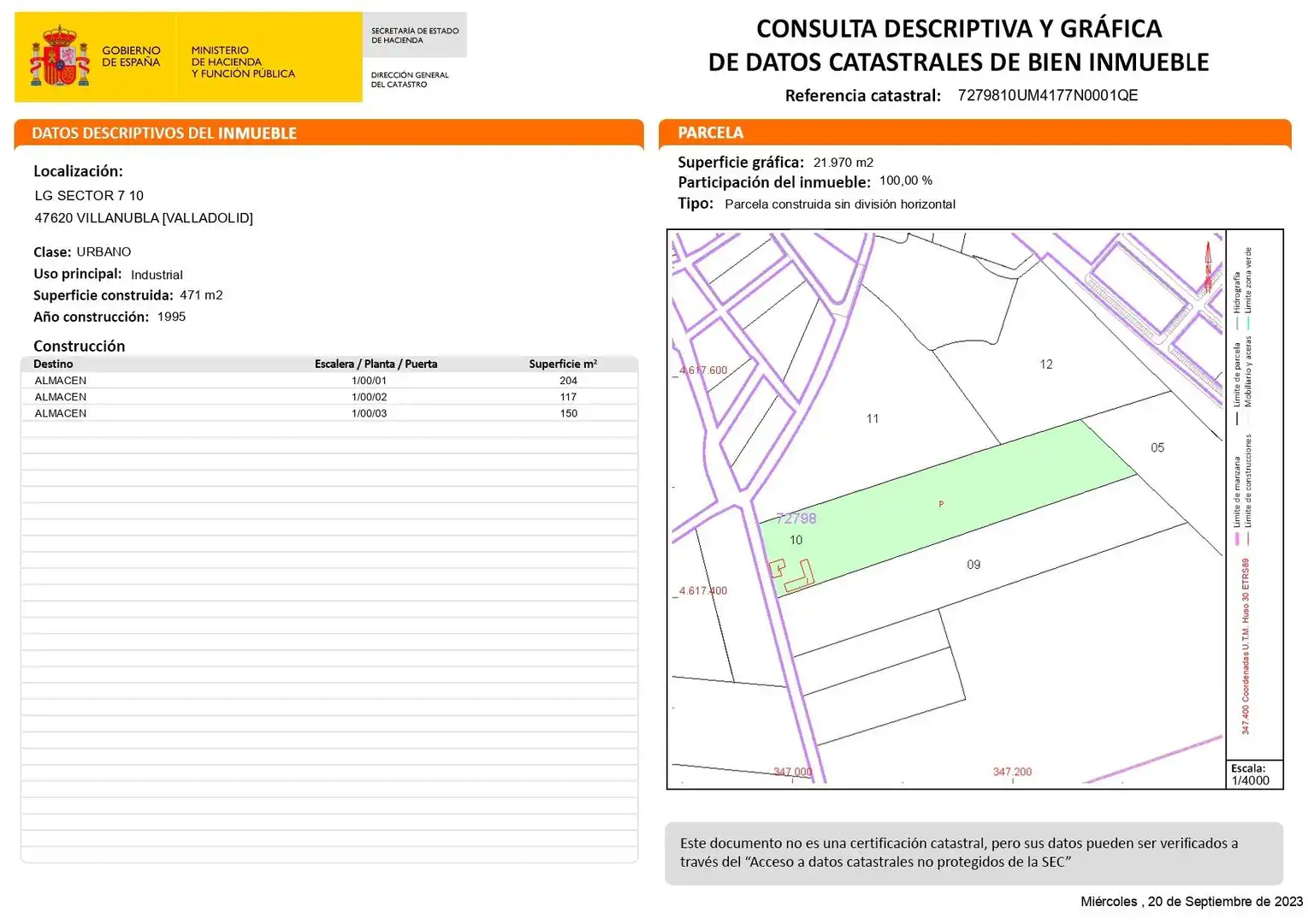 Terreno residenziale in vendita a Villanubla, imagen 4