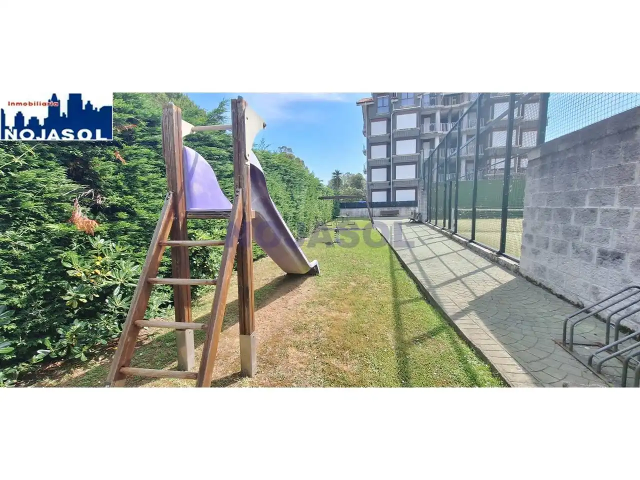 Jardín de Apartamento de alquiler en Noja con Calefacción, Terraza y Amueblado