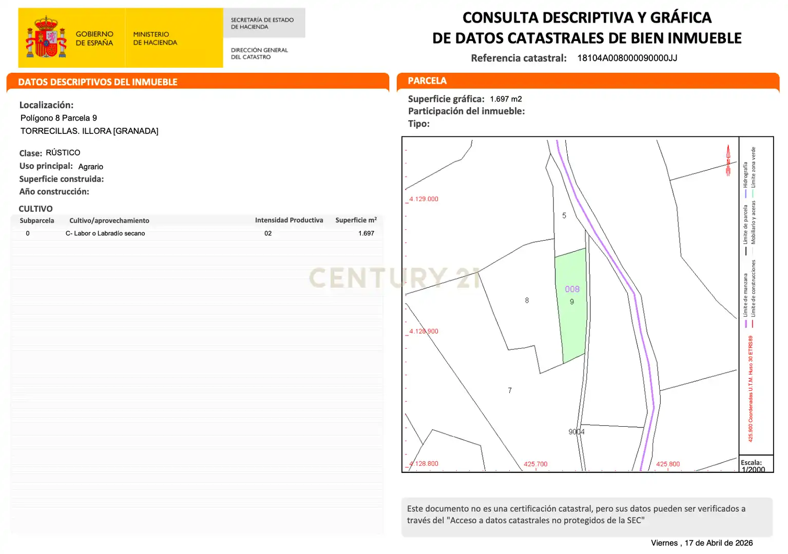Rustikales Grundstück zum Verkauf in 8536+FQ Algarra sales, Spain, imagen 16