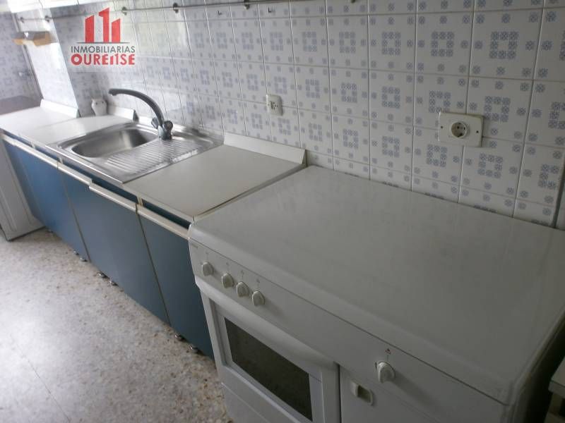 Kitchen of Flat for sale in Ourense Capital   with Furnished and Balcony
