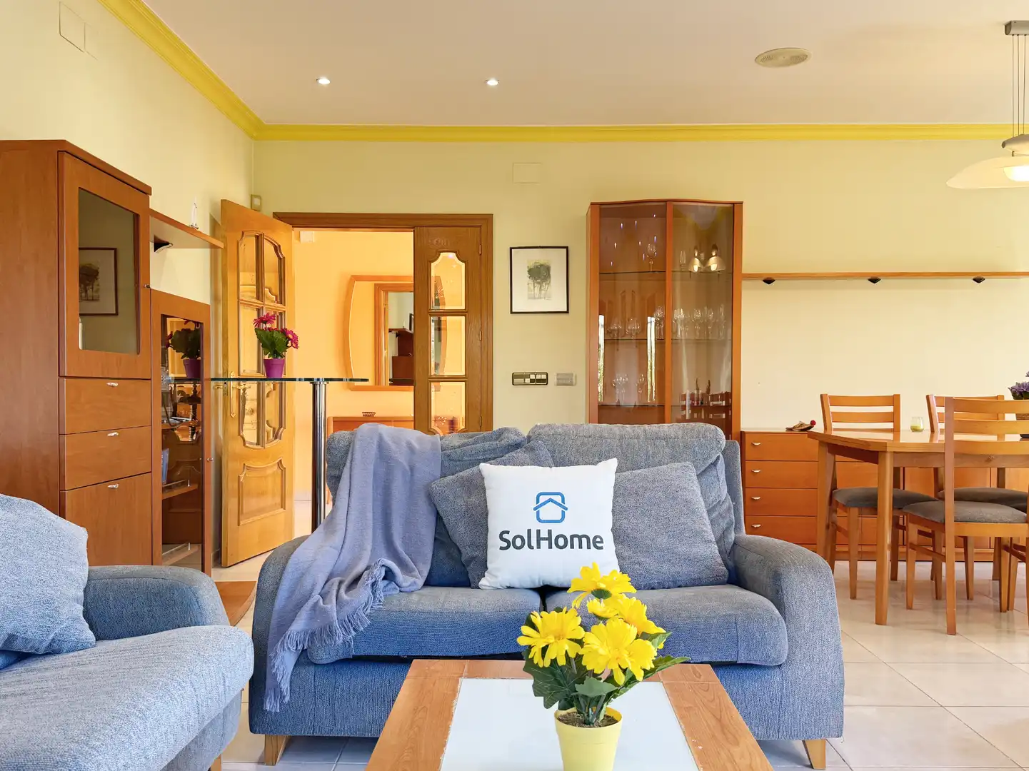 Living room of Houses for sale in Viladamat  with Air Conditioner, Heating and Private garden