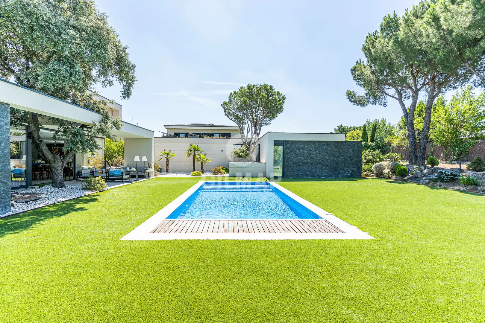 Piscina de Casa o xalet en venda en Madrid amb Calefacció, Jardí privat i Piscina