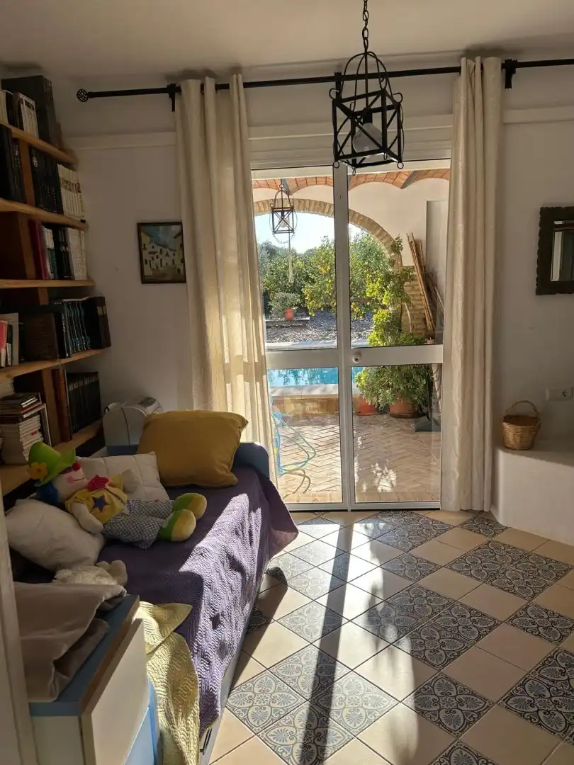 Schlafzimmer von Haus oder Chalet zum Verkauf in Aznalcázar mit Klimaanlage, Heizung und Terrasse