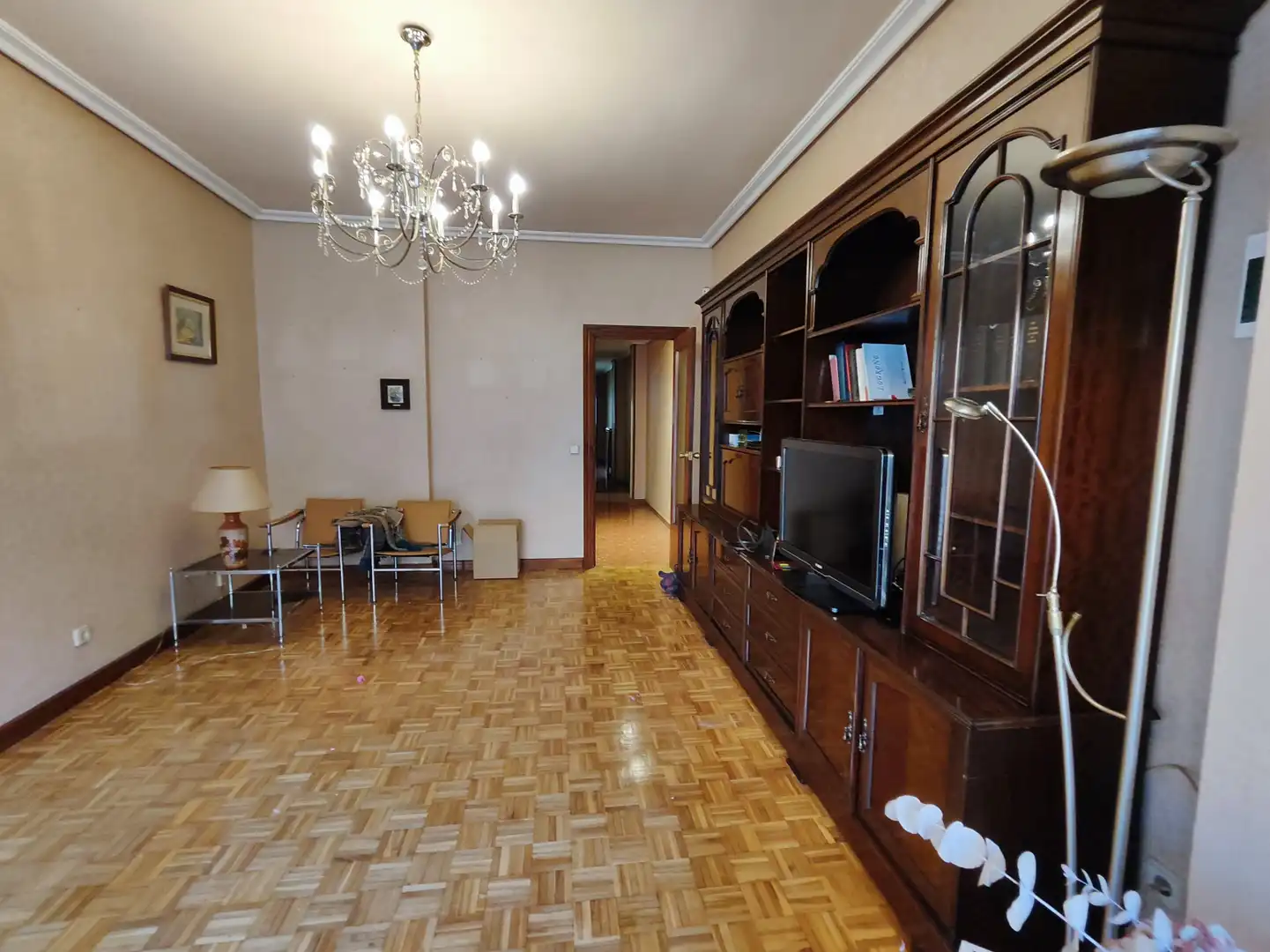 Sala de estar de Piso en venta en  Logroño con Calefacción y Parquet