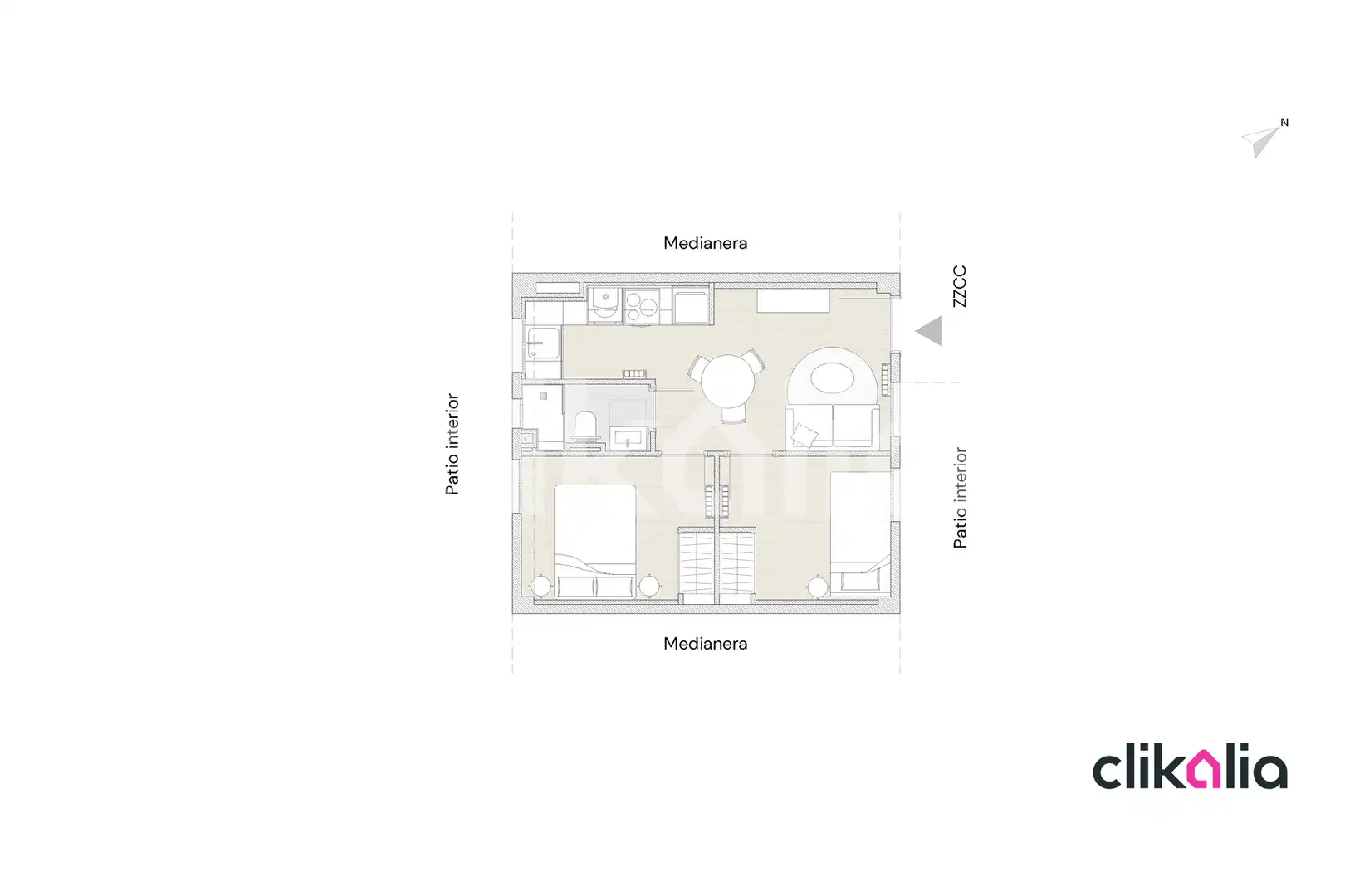 Wohnung zum Verkauf in Madrid mit Heizung