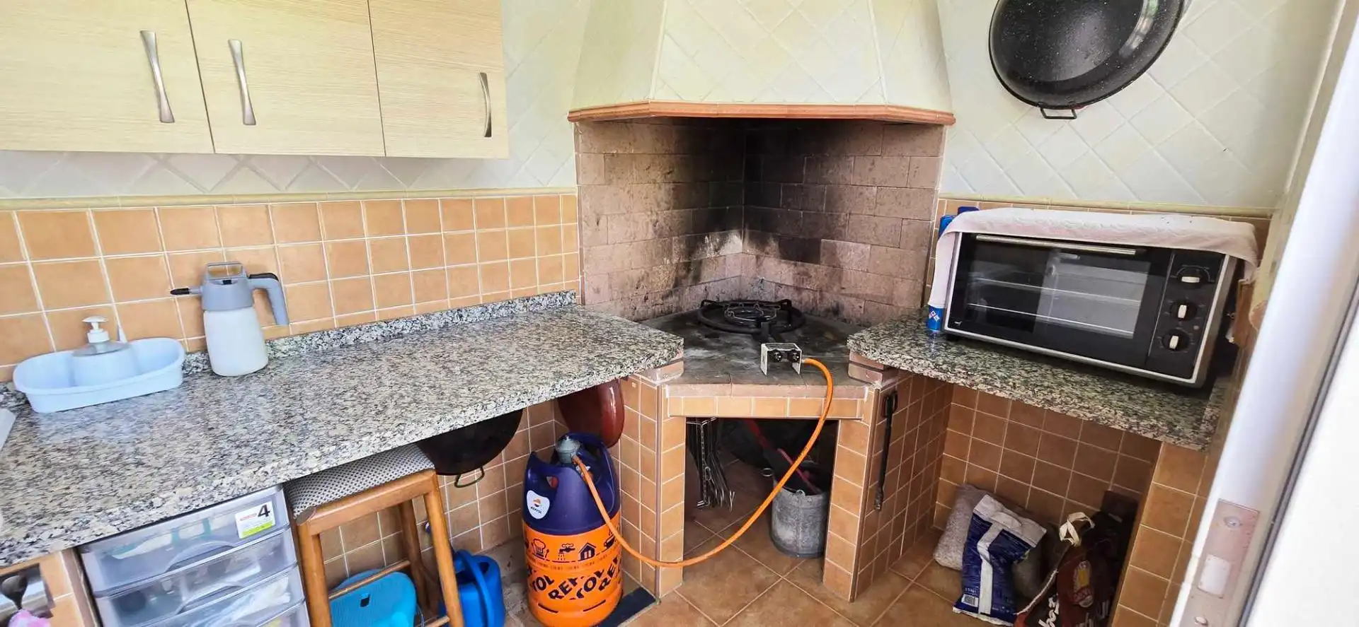 Cuina de Casa o xalet en venda en Novelda amb Aire condicionat, Jardí privat i Terrassa