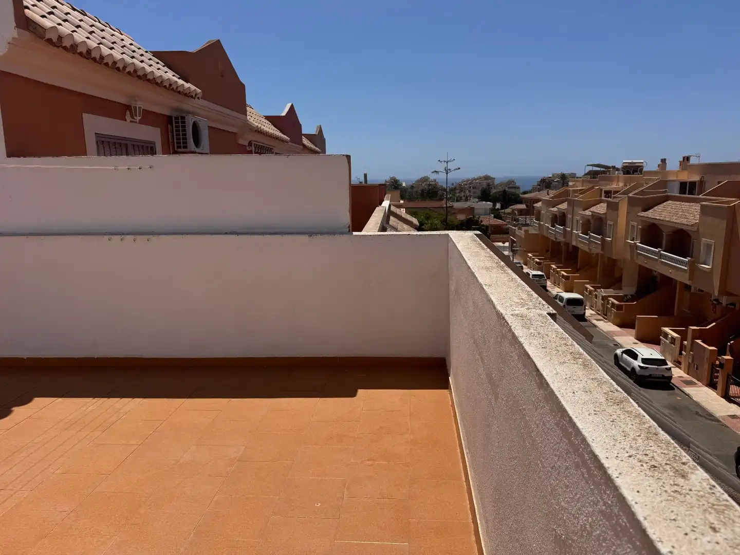 Terrassa de Casa adosada en venda en Roquetas de Mar amb Aire condicionat, Terrassa i Traster