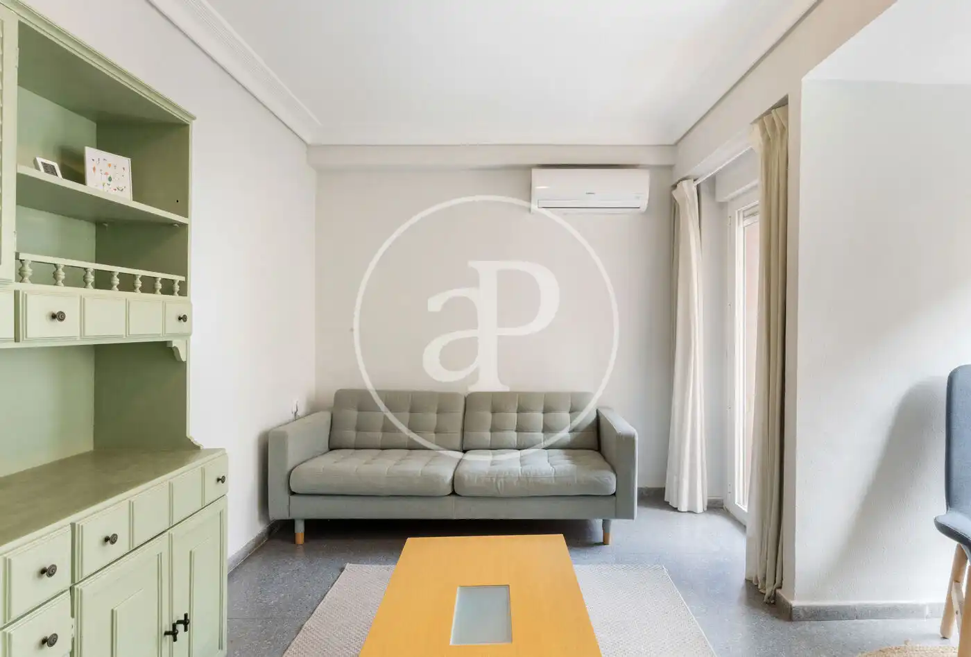 Sala de estar de Piso de alquiler en Valencia con Aire acondicionado, Calefacción y Terraza