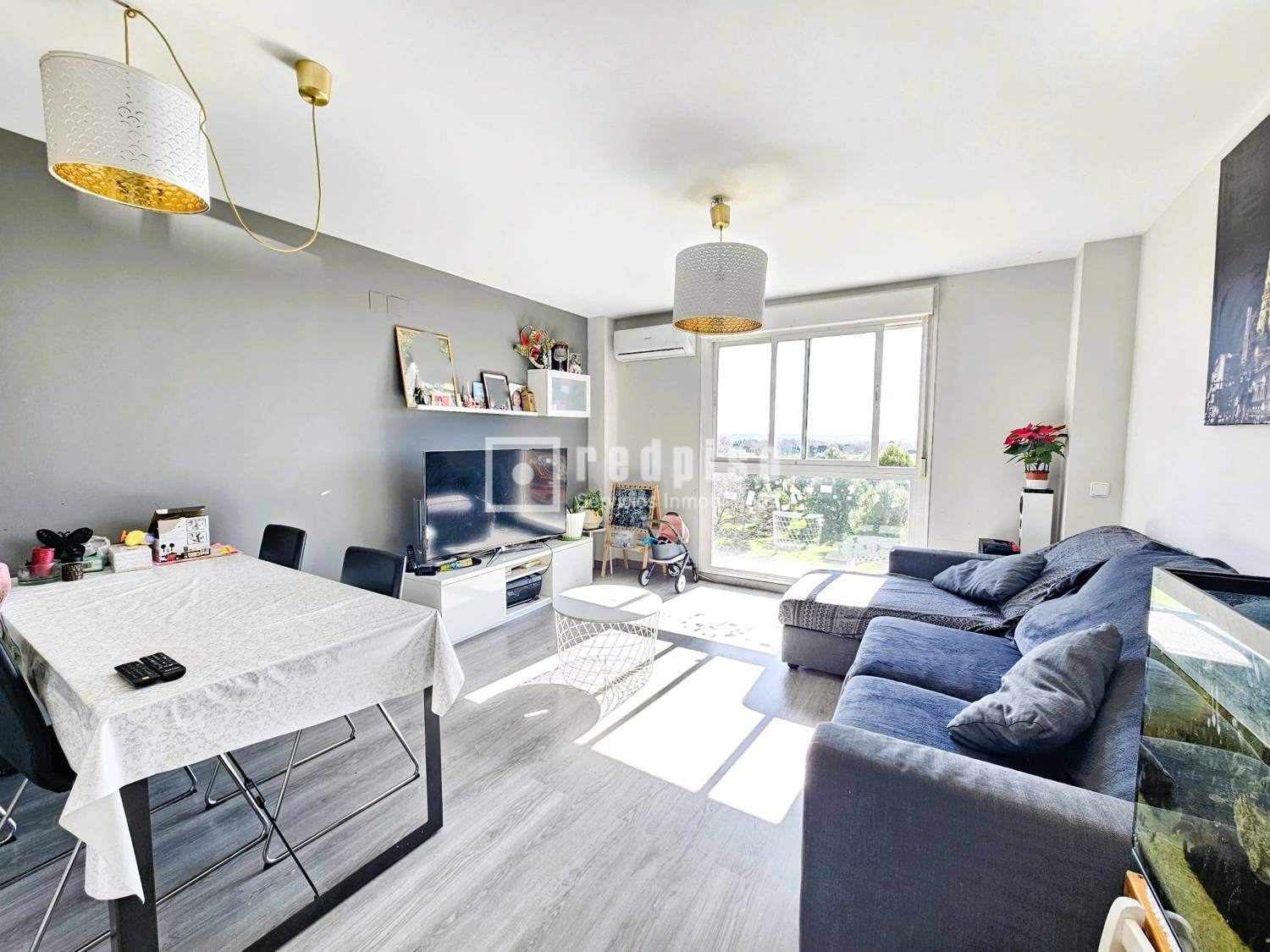 Sala de estar de Piso en venta en Parla con Aire acondicionado, Calefacción y Jardín privado