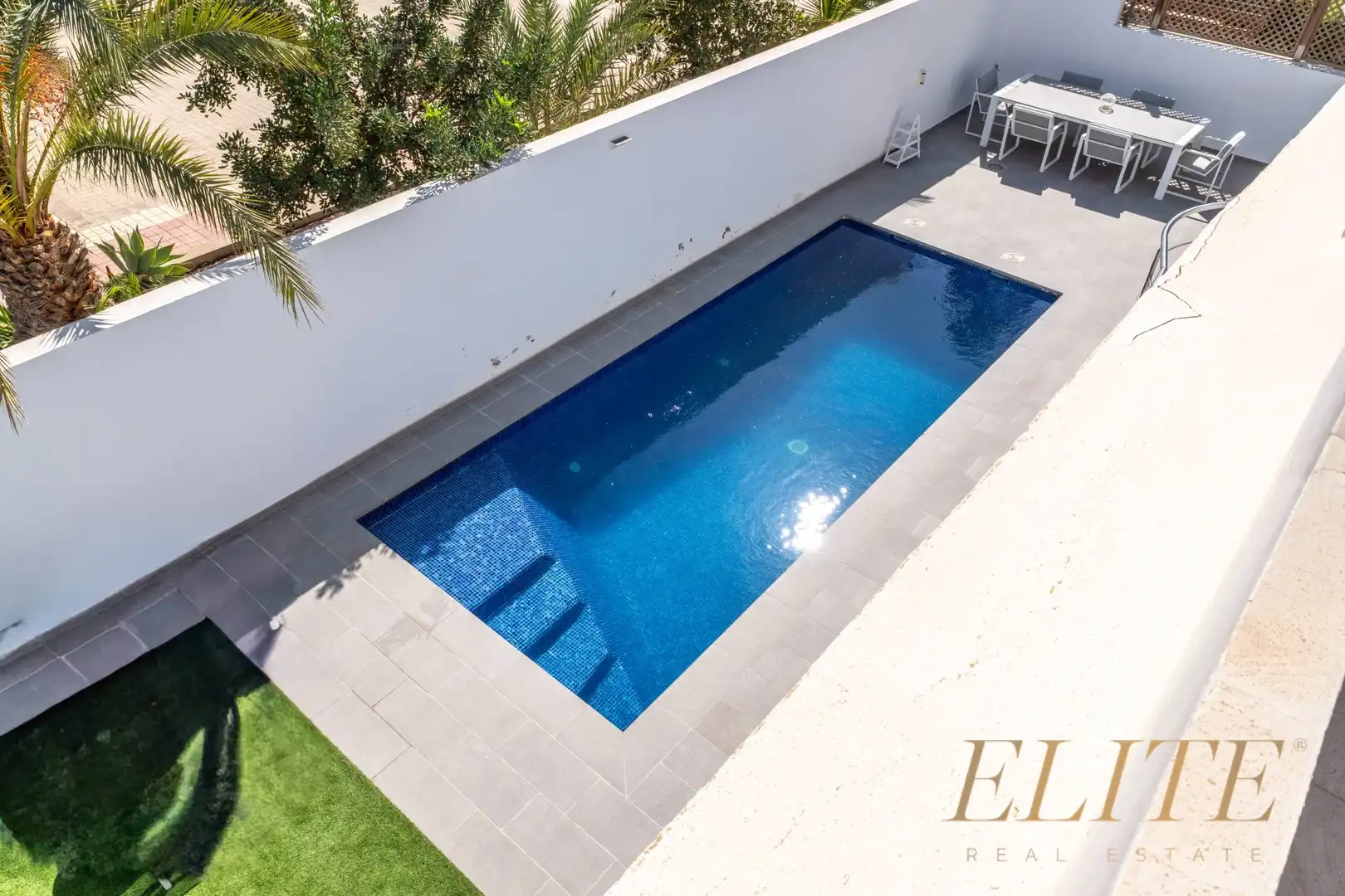 Piscina de Casa adosada en venta en San Bartolomé de Tirajana con Aire acondicionado, Jardín privado y Terraza