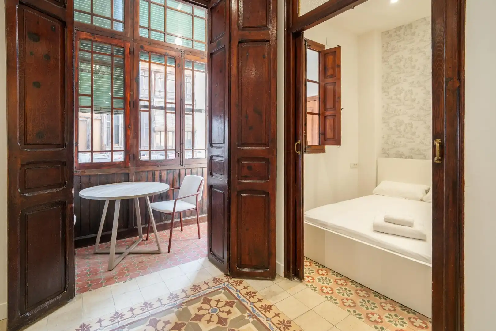 Bedroom of Flat for rent in Poblats Marítims