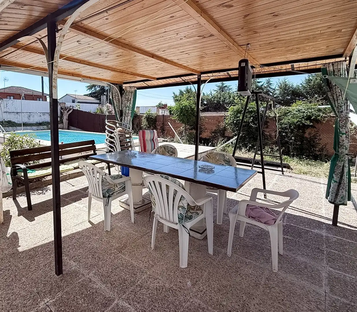 Terraza de Casa o chalet en venta en Santa Cruz del Retamar con Calefacción, Jardín privado y Terraza