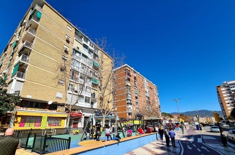 Exterior view of Flat for sale in Málaga Capital  with Terrace, Furnished and Oven