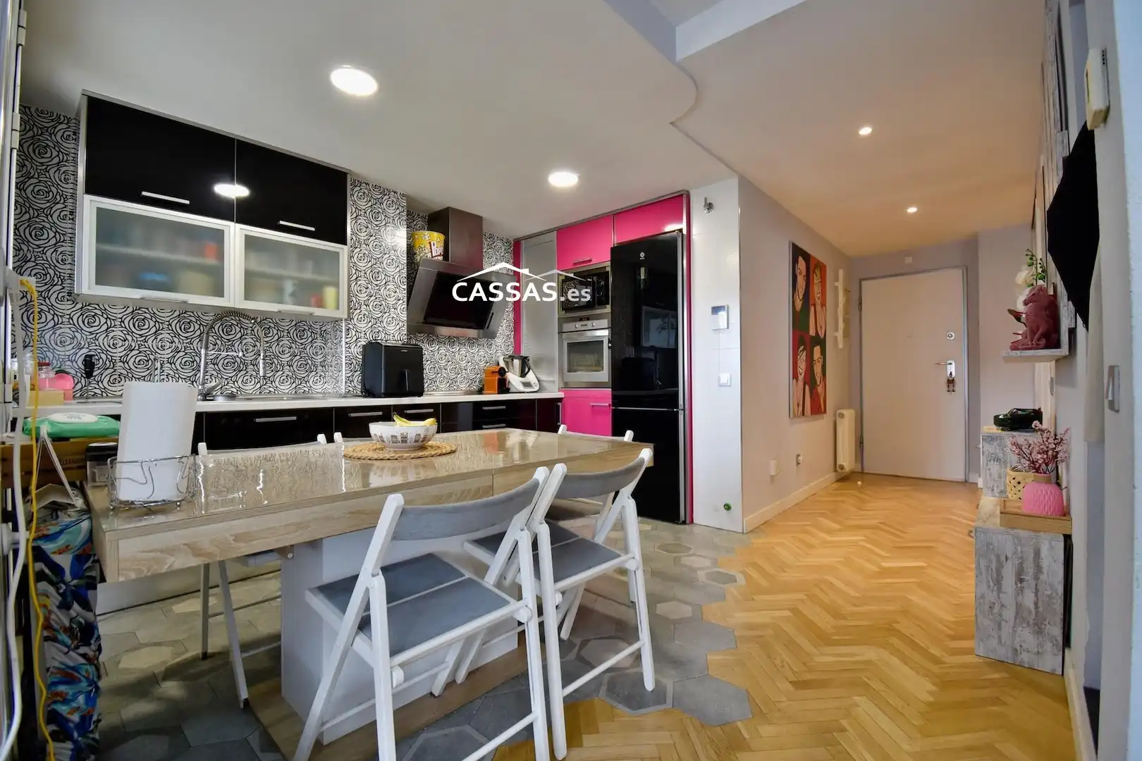 Kitchen of Flat for sale in Torrejón de Ardoz  with Air Conditioner, Heating and Parquet flooring