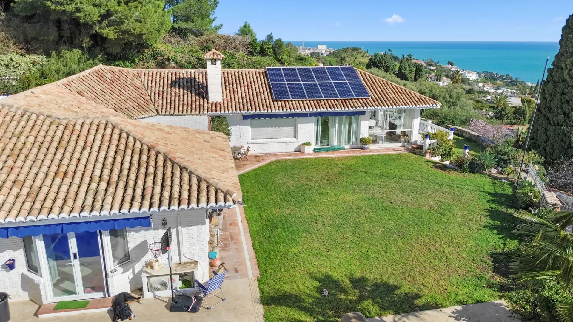Jardín de Casa o chalet en venta en Benalmádena con Aire acondicionado, Jardín privado y Terraza