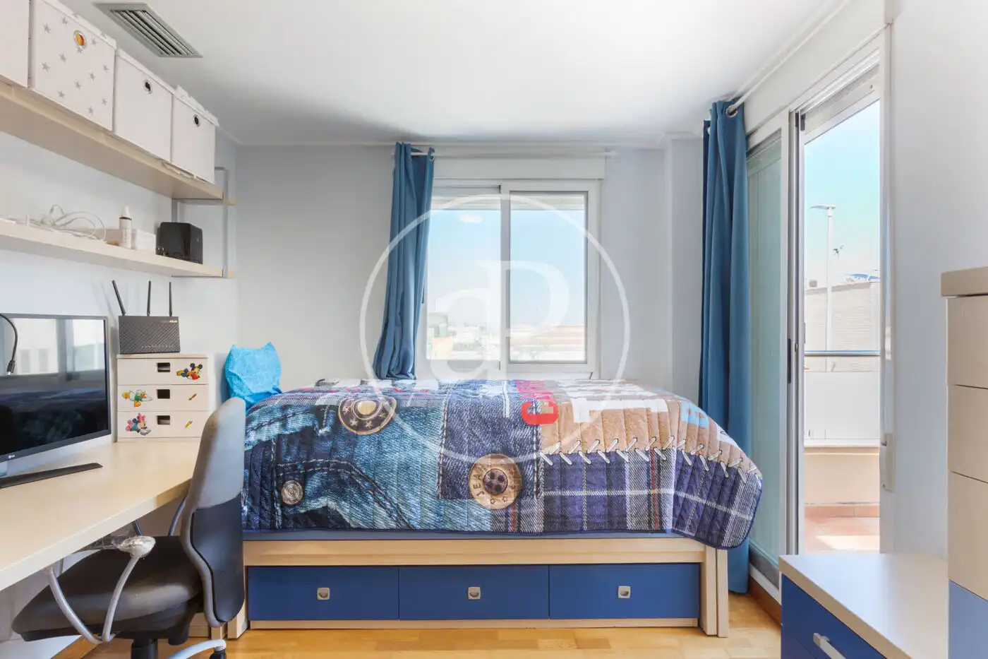 Habitación de Casa adosada en venta en Burriana / Borriana con Aire acondicionado, Calefacción y Jardín privado