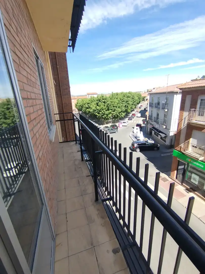 Balcony of Flat for rent in Ávila  with Heating, Terrace and Furnished