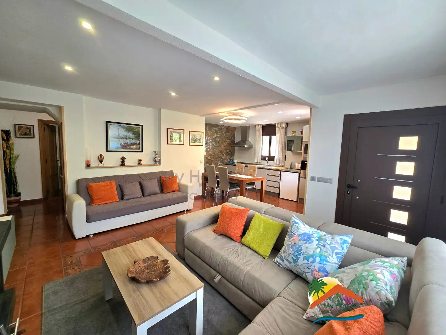 Sala de estar de Casa o chalet en venta en Maçanet de la Selva con Jardín privado, Terraza y Trastero