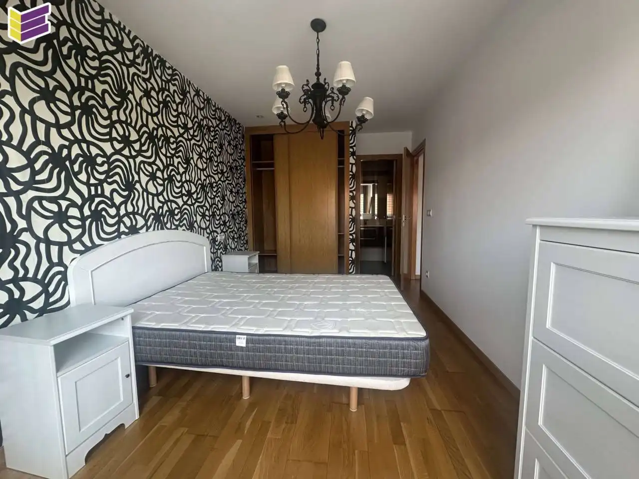 Schlafzimmer von Wohnung zur Miete in O Porriño   mit Heizung, Abstellraum und Möbliert