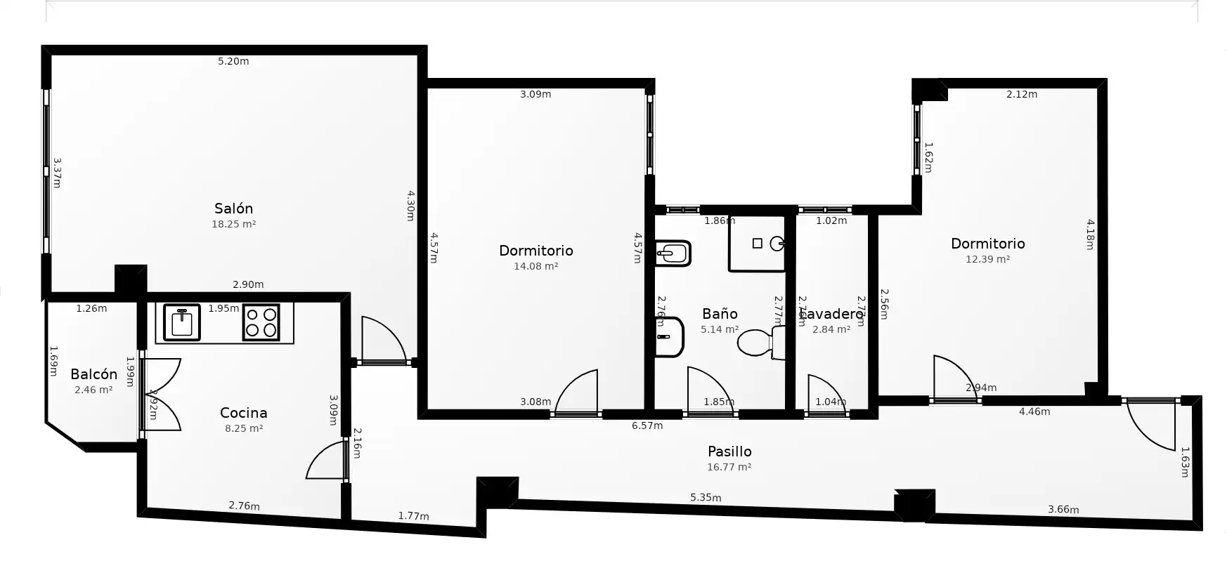 Flat with lift for sale in Calle de las Cruces, imagen 15