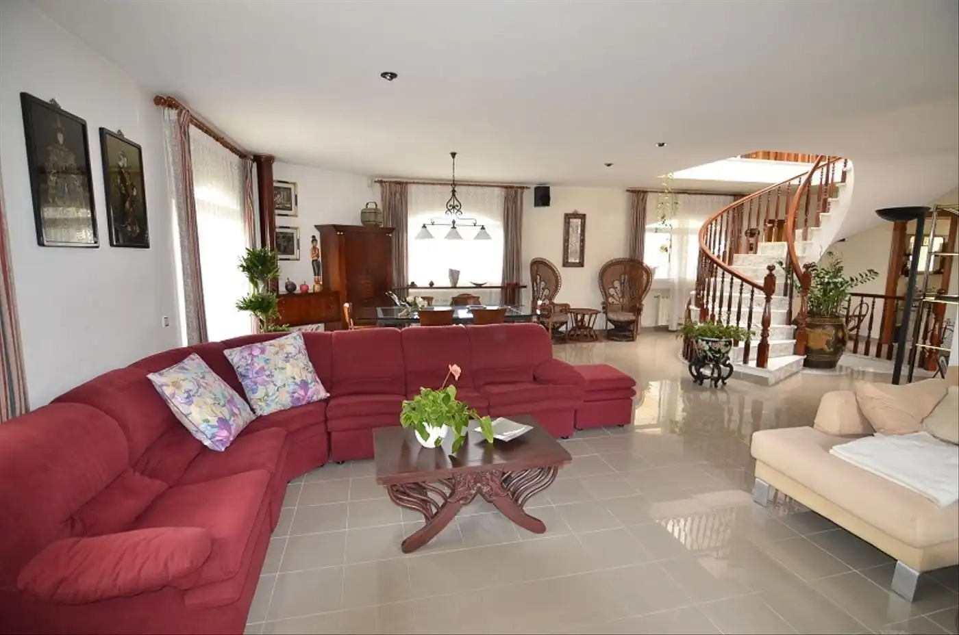 Sala de estar de Casa o chalet en venta en La Secuita con Aire acondicionado, Jardín privado y Terraza