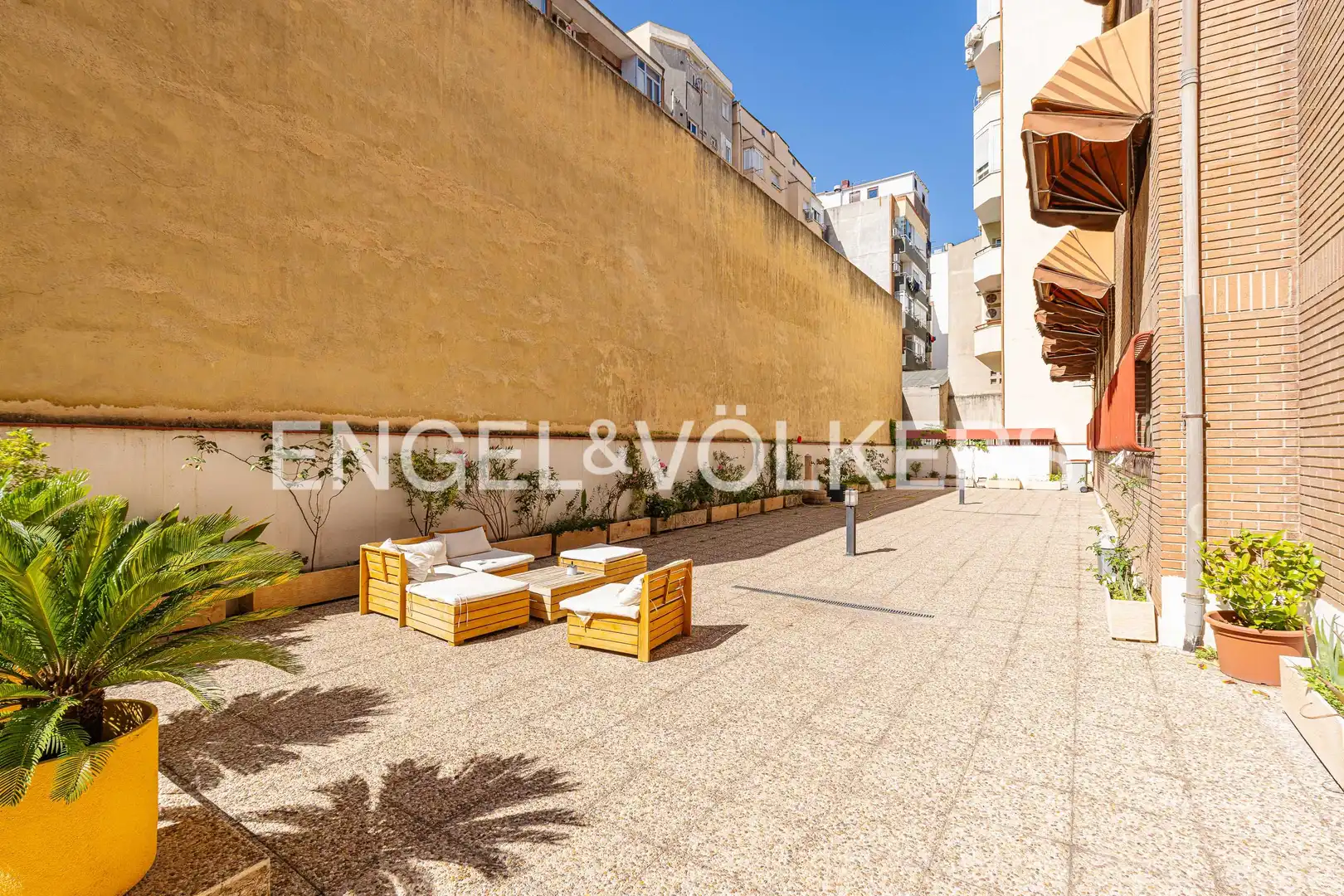 Terrasse von Wohnung zur Miete in Madrid mit Klimaanlage, Heizung und Schwimmbad
