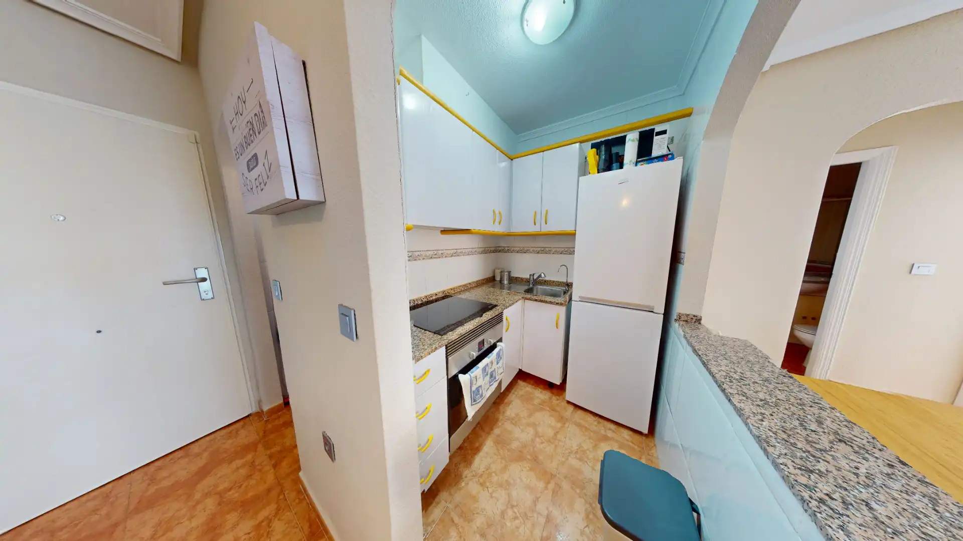 Kitchen of Flat for sale in Torrevieja  with Air Conditioner, Terrace and Furnished