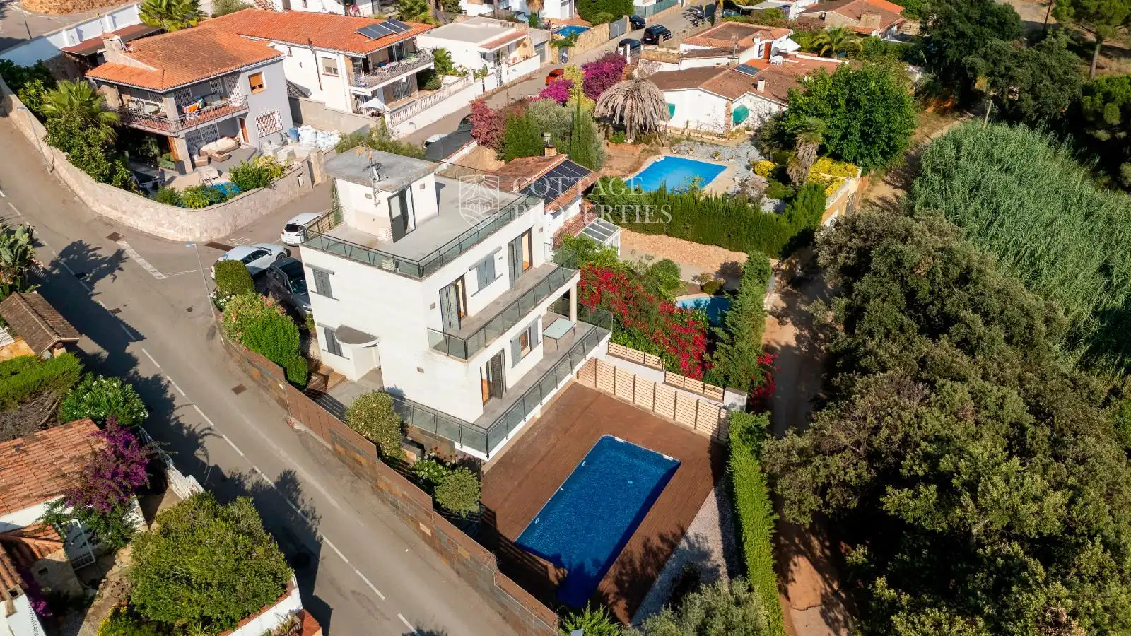 Vista exterior de Casa o xalet en venda en Lloret de Mar amb Aire condicionat, Calefacció i Terrassa