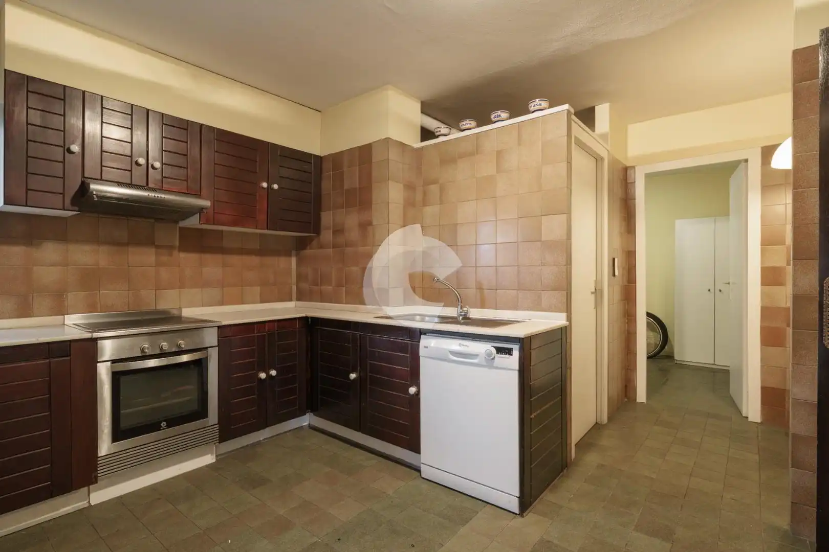 Kitchen of Flat for sale in A Coruña Capital   with Heating