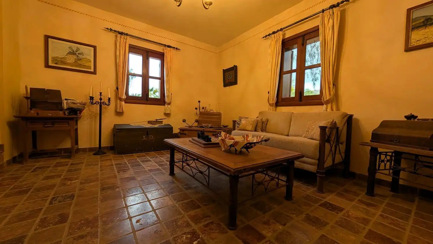 Sala de estar de Casa o chalet en venta en Pájara con Jardín privado, Terraza y Trastero
