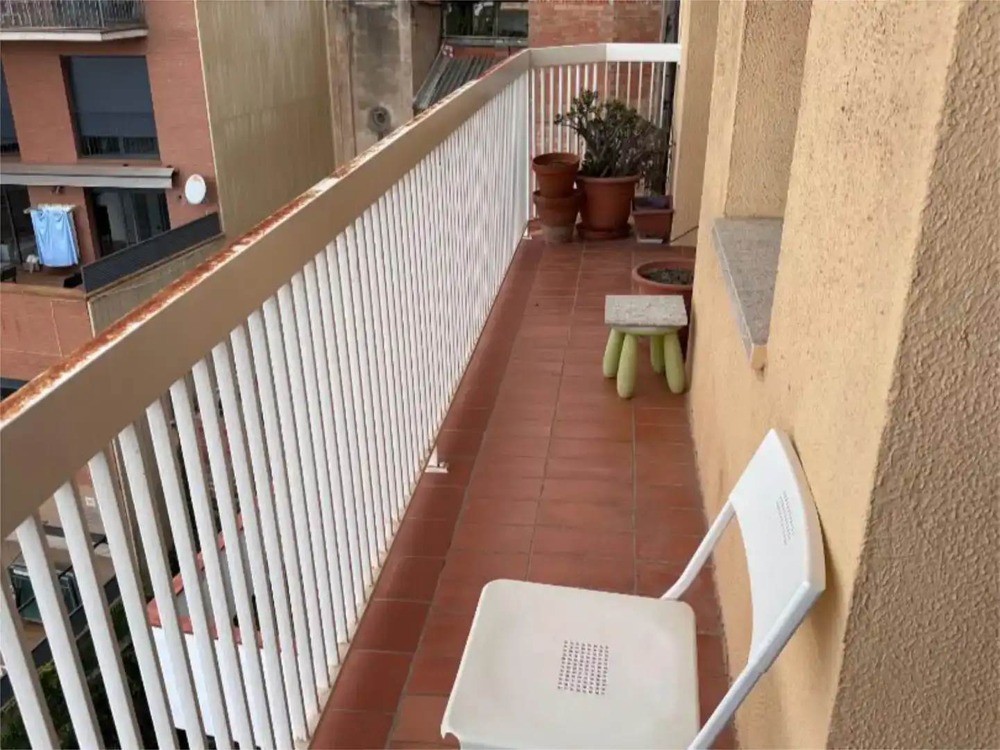 Terrasse von Wohnung zur Miete in Barcelona mit Parkett, Möbliert und Balkon