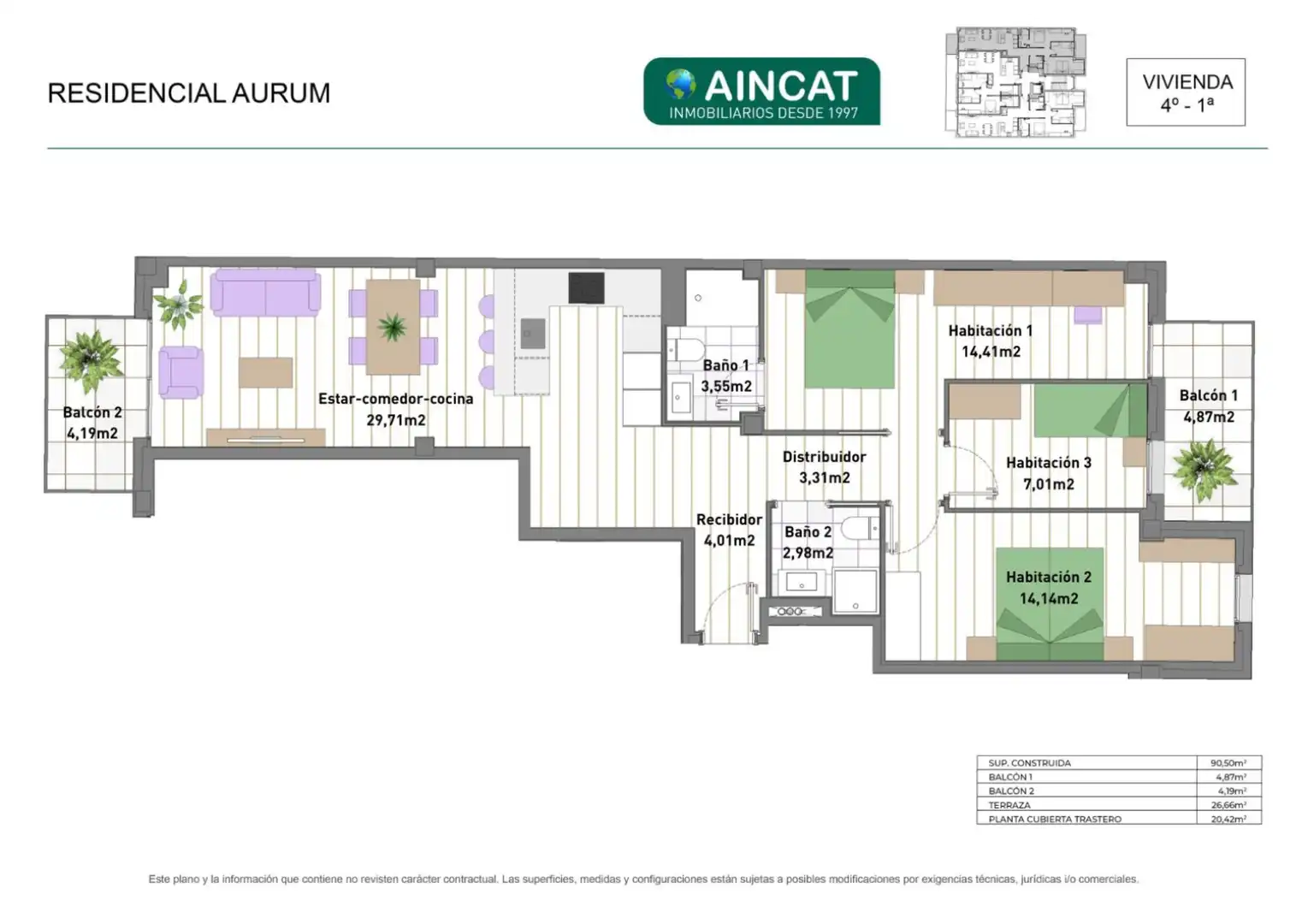 Wohnung mit Terrasse zum Verkauf in Viladecans - Calle SANT CLIMENT, imagen 2